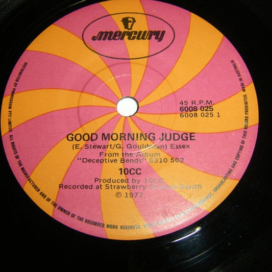 10cc – Good Morning Judge (VG+/Generic)