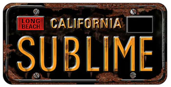 Stickers: Sublime (License Plate)